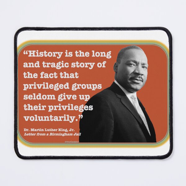 Item preview, MLK on Power and Privilege designed and sold by WarGeek.