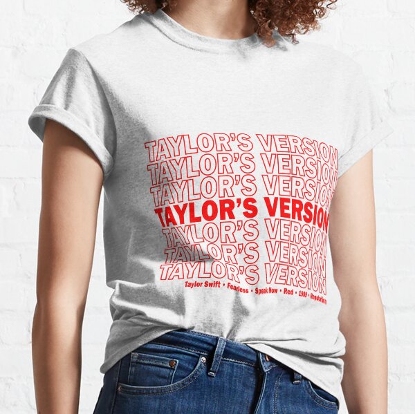 Taylors Version Danke Tasche Classic T-Shirt