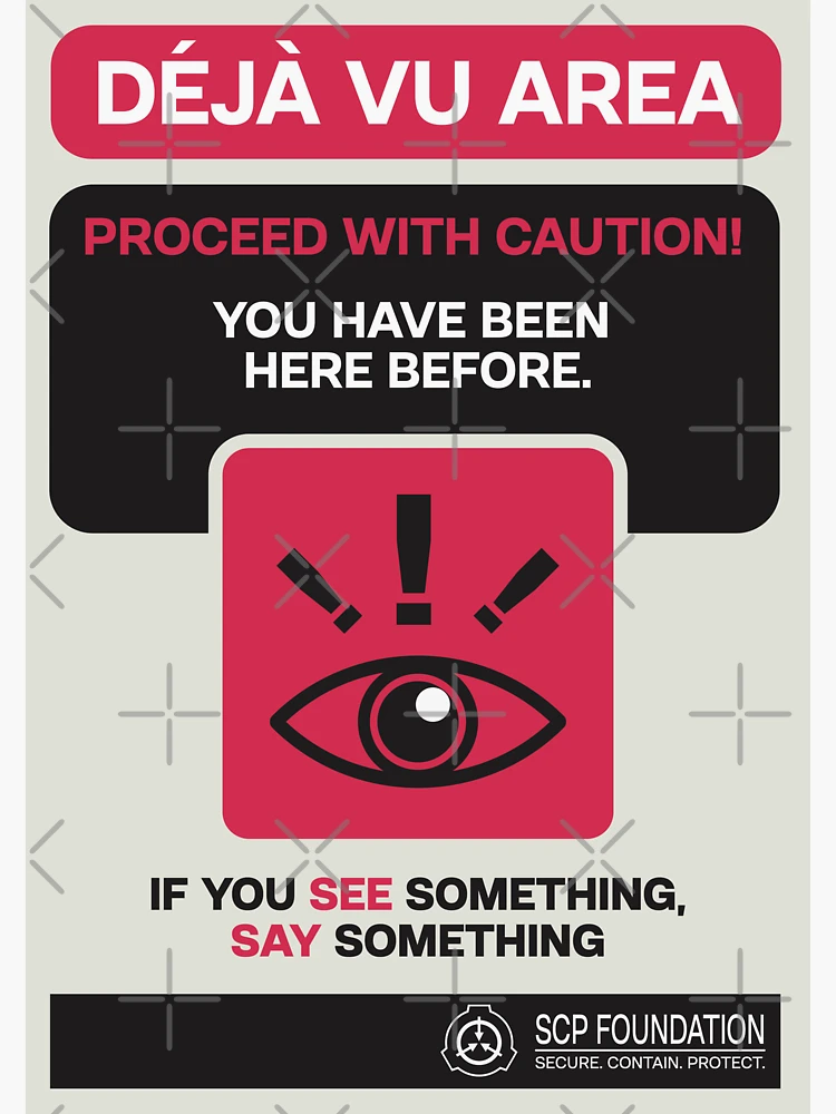 SCP Foundation Warning Attention Sticker for Sale by Yu-u-Ta