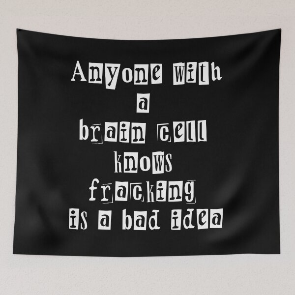 Item preview, Funny Anti-Fracking Design - Save The Planet designed and sold by WritetheWrongs.