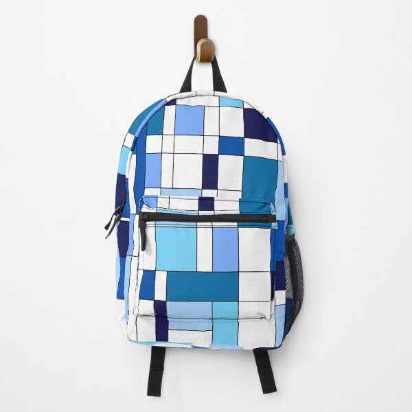 Item preview, Mondrian Inspired Blue designed and sold by The Plaid Garden.