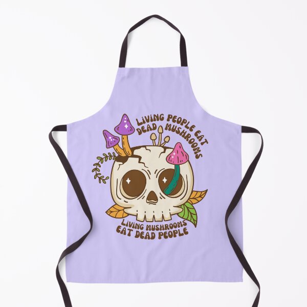 Item preview, Living People Eat Dead Mushrooms, Living Mushrooms Eat Dead People designed and sold by wickedsticker.