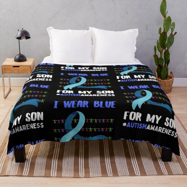 Item preview, Autism Awareness I Wear Blue For My Son Puzzle ADHD designed and sold by Trankix.