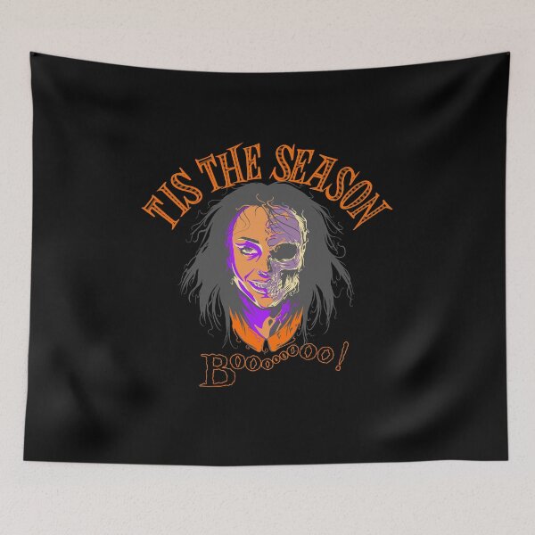 Item preview, Tis The Season Boo Monster Zombie Skull Face Scary Horror Halloween designed and sold by CarantinedChaos.