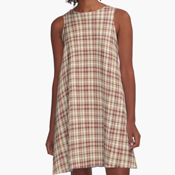 FSU Plaid Dark A-Line Dress