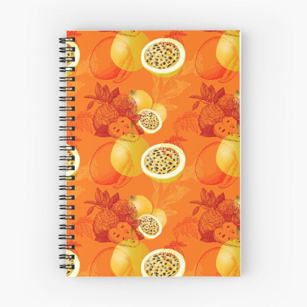 Item preview, Yellow Passion Fruit on an Orange Background designed and sold by BaerDesign.
