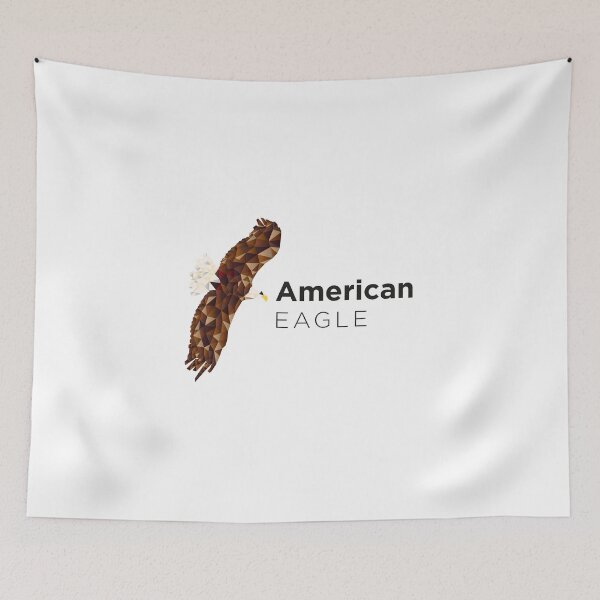 Item preview, Low Poly American Eagle Text designed and sold by spidi97.