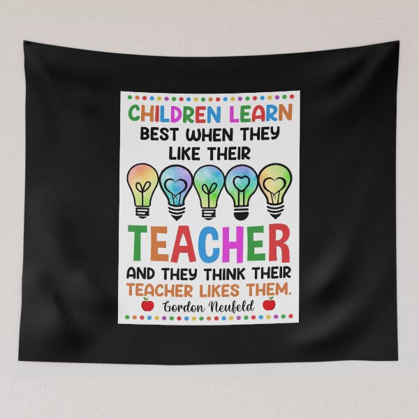 Item preview, Children Learn Best When They Like Their Teacher Teacher Life Student Life Back To School designed and sold by medinoboozew.