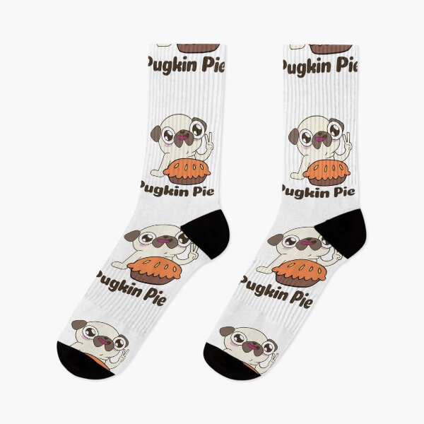 Item preview, Pugkin pie, cute pug  thanksgiving design, for pug lovers   designed and sold by reka88.