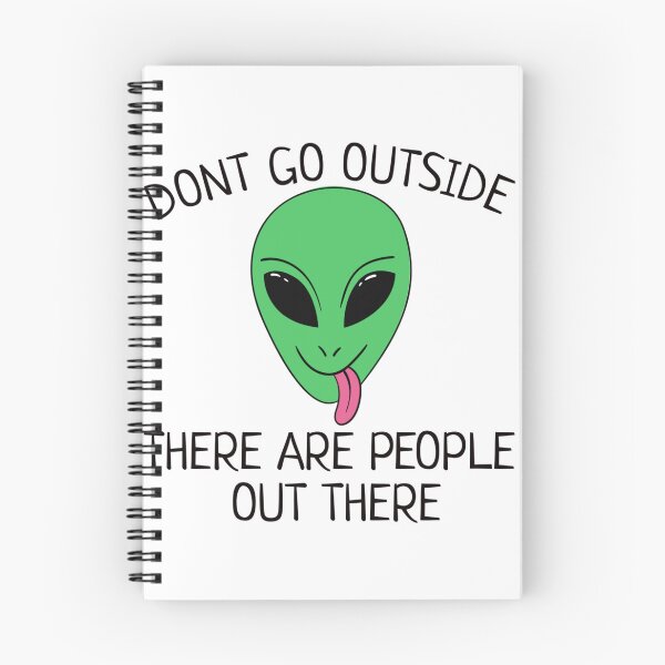 Item preview, Dont go outside People out there designed and sold by Cuatcho.
