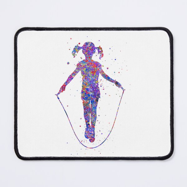 Item preview, Little girl rope jump designed and sold by Rosaliartbook.