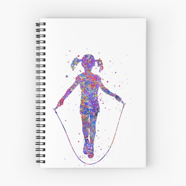Item preview, Little girl rope jump designed and sold by Rosaliartbook.