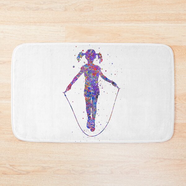 Item preview, Little girl rope jump designed and sold by Rosaliartbook.