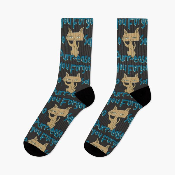 Item preview, You Forgot To Say Purr-ease, Funny Mad Cat designed and sold by CharacterAlley.