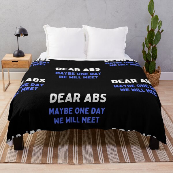 Item preview, Dear Abs Maybe One Day We Will Meet Funny Gym Humor Workout designed and sold by Trankix.