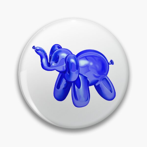 Item preview, Dark Blue Balloon Elephant designed and sold by ArtbyBroghan.