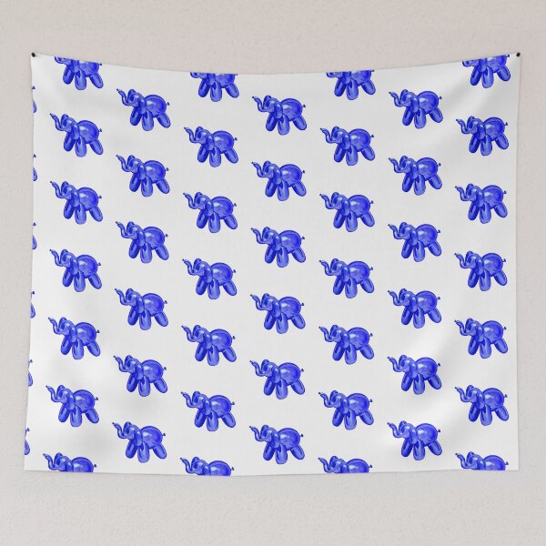 Item preview, Dark Blue Balloon Elephant designed and sold by ArtbyBroghan.