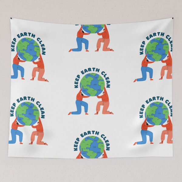 Item preview, Keep Earth Clean designed and sold by CakmakShop.