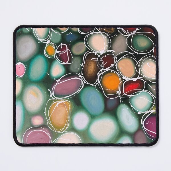 Item preview, Pebbles In Yellow And Green designed and sold by DavidClareArt.