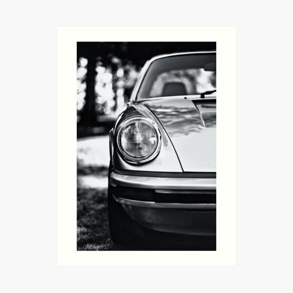 Porsche 911 Targa - halbe Frontansicht Kunstdruck