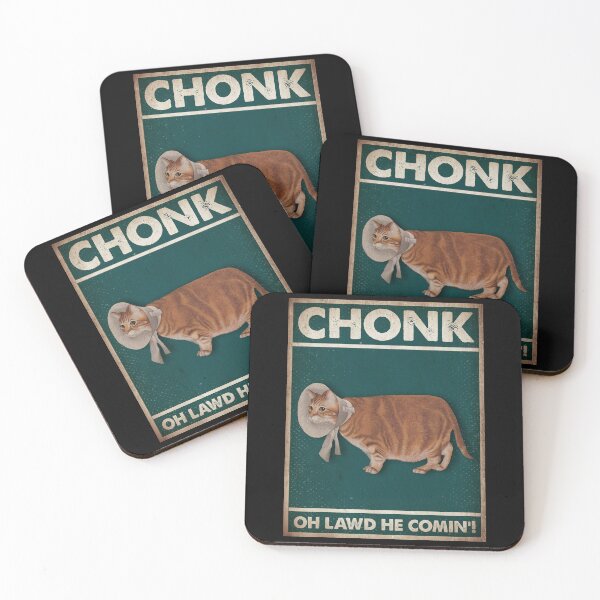 Item preview, Chonk Oh Lawd He Comin Funny Cat designed and sold by medinoboozew.