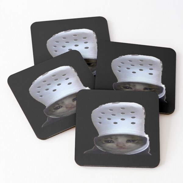 Item preview, Crying Cat Croc Meme designed and sold by karlaminev2.