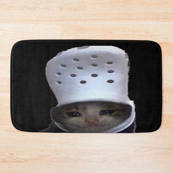 Item preview, Crying Cat Croc Meme designed and sold by karlaminev2.