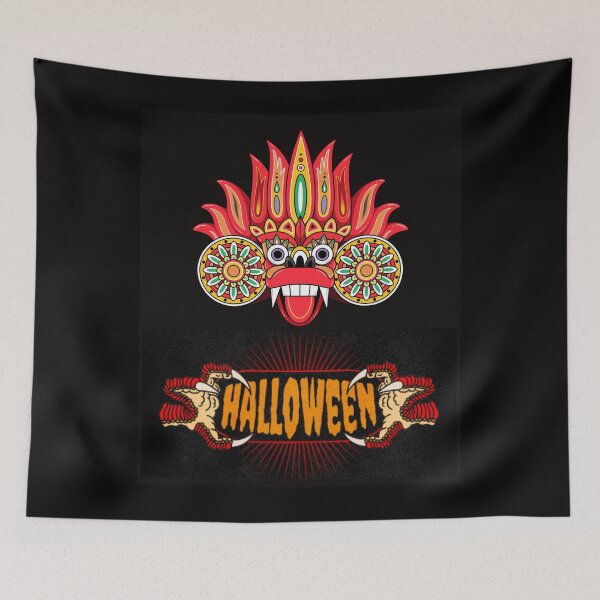 Item preview, Sri Lanka traditional Yaka Mask Halloween designed and sold by 4you-shop.