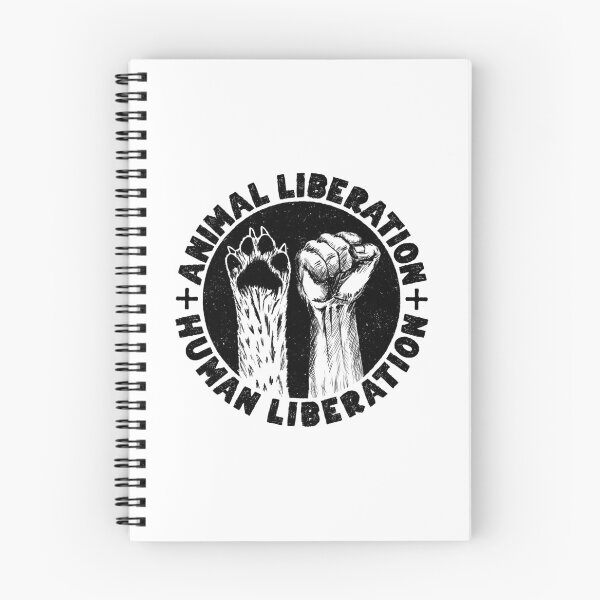 Item preview, ANIMAL LIBERATION HUMAN LIBERATION - Animal Rights Vegan Activism designed and sold by EarthlingTom.