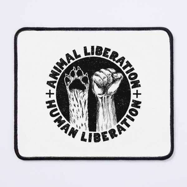 Item preview, ANIMAL LIBERATION HUMAN LIBERATION - Animal Rights Vegan Activism designed and sold by EarthlingTom.