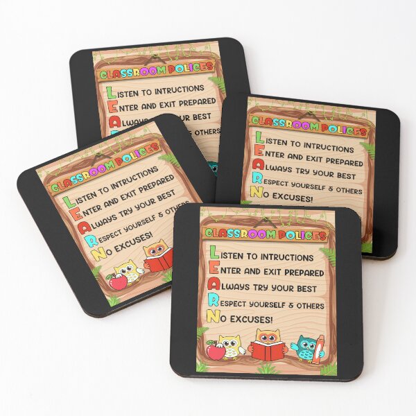 Item preview, Classroom Policies Back to School designed and sold by medinoboozew.