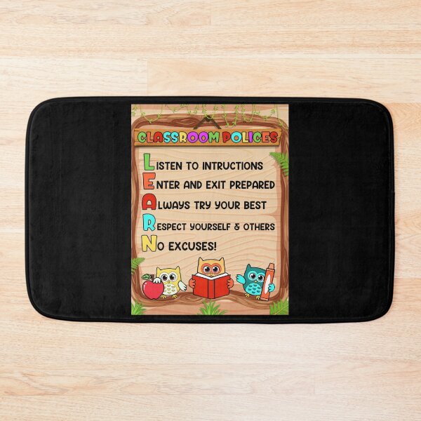 Item preview, Classroom Policies Back to School designed and sold by medinoboozew.