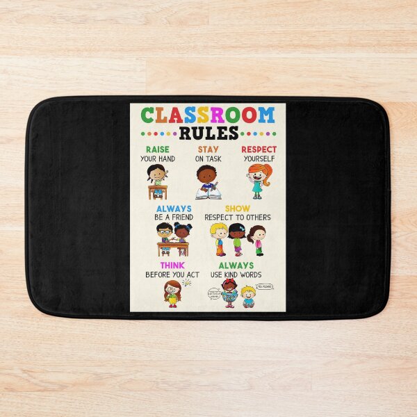Item preview, Classroom Rules Cute Principle Student Back To School designed and sold by medinoboozew.
