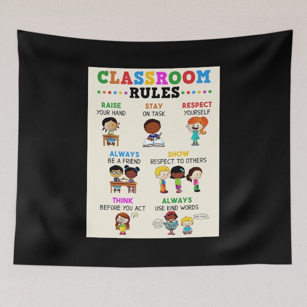 Item preview, Classroom Rules Cute Principle Student Back To School designed and sold by medinoboozew.
