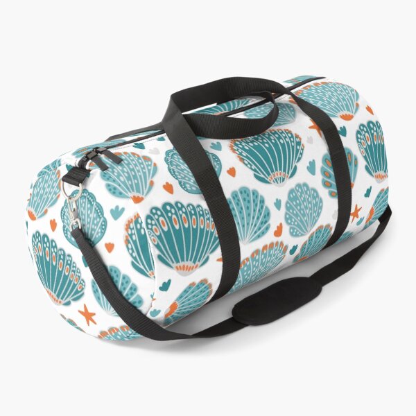 Item preview, Pattern with shells on a white background, painted with dreams of the sea designed and sold by Drozdova.