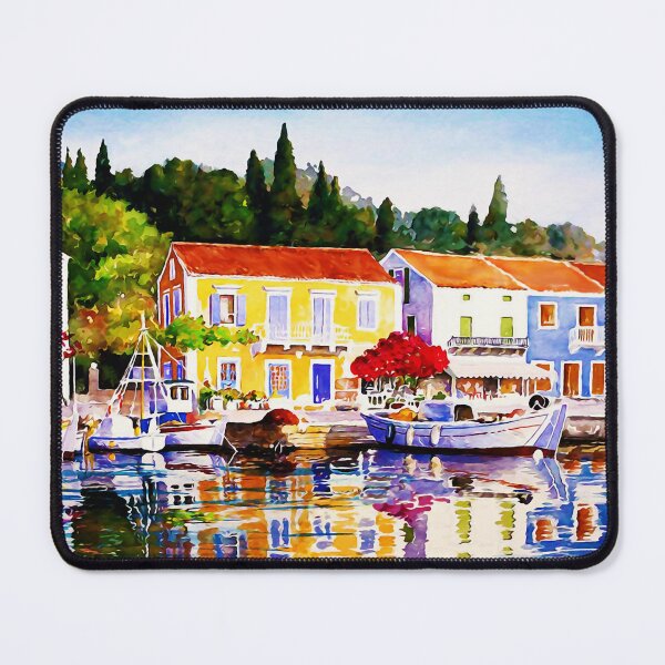 Item preview, Island Harbour designed and sold by painting-greece.