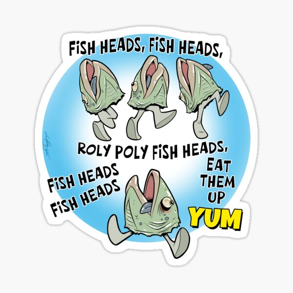Fish heads Sticker