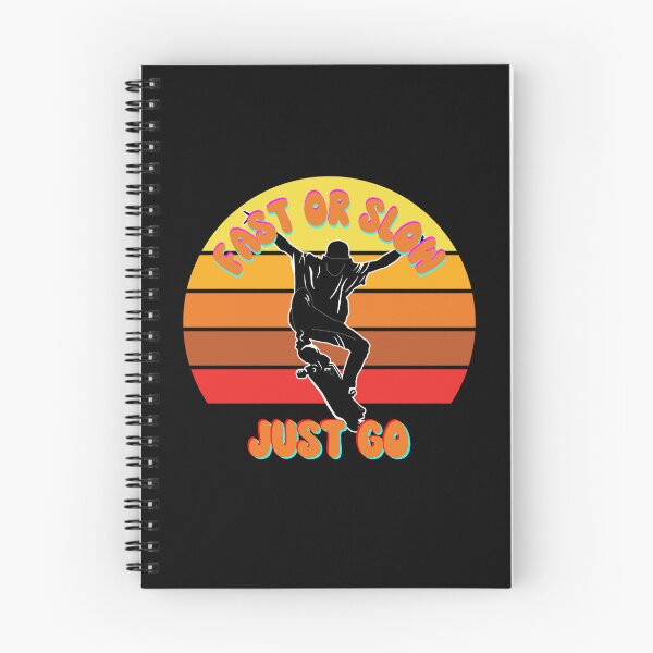 Item preview, Fast Or Slow Just Go - Man On Skateboard Jumping designed and sold by ImagesDesigns.