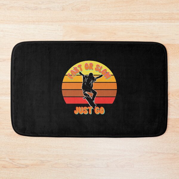 Item preview, Fast Or Slow Just Go - Man On Skateboard Jumping designed and sold by ImagesDesigns.