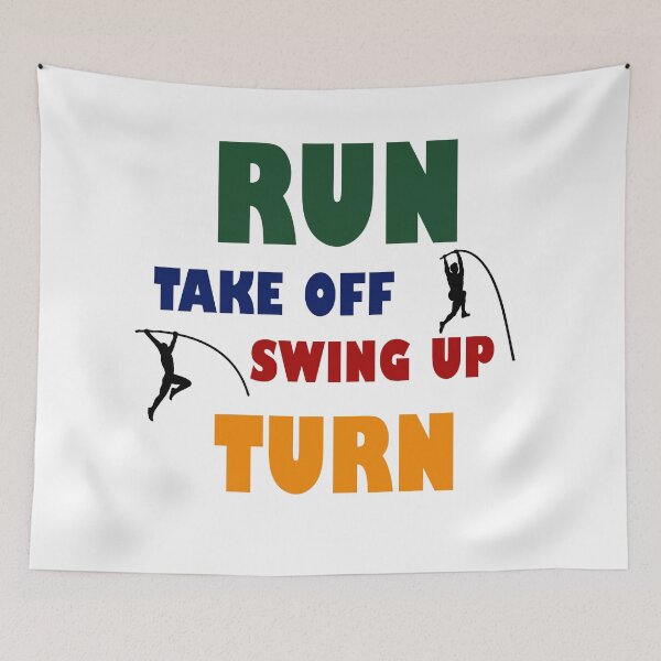 Item preview, Run Take Off Swing Up Turn. Pole Jumping. Pole Vault  designed and sold by Rami Khalifah.