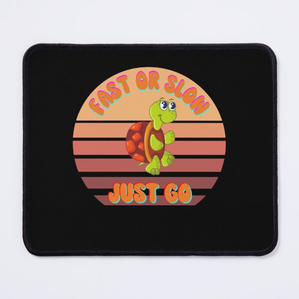 Item preview, Fast Or Slow Just Go - Sunset Design With Turtle designed and sold by ImagesDesigns.