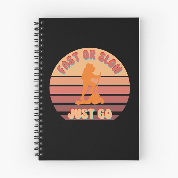 Item preview,  Fast Or Slow Just Go - Sunset Design with Hiker designed and sold by ImagesDesigns.
