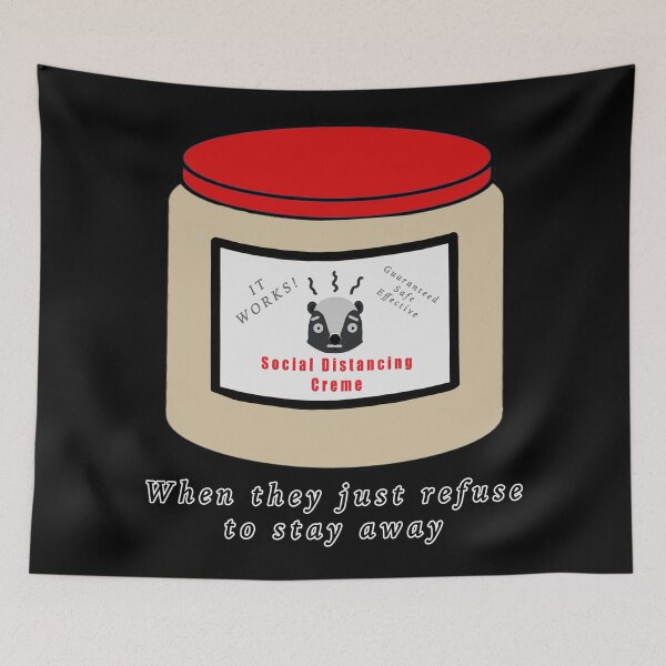 Item preview, Social Distancing Creme designed and sold by janraydesigns.