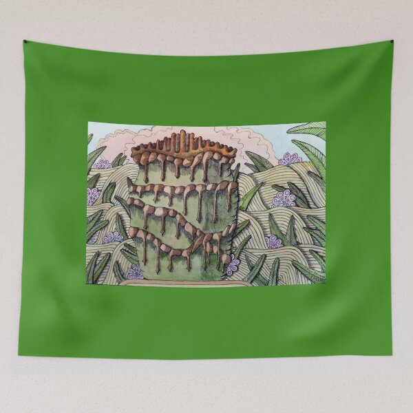 Item preview, 691 - PEEPING FLOWERS - DAVE EDWARDS - INK & WATERCOLOUR - 2022 designed and sold by BLYTHART.