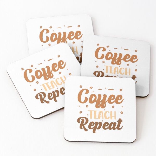 Artikelvorschau, Coffee Teach Grade Repeat Retro Zurück zum Schullehrer entworfen und verkauft von BELASKRI STORE.