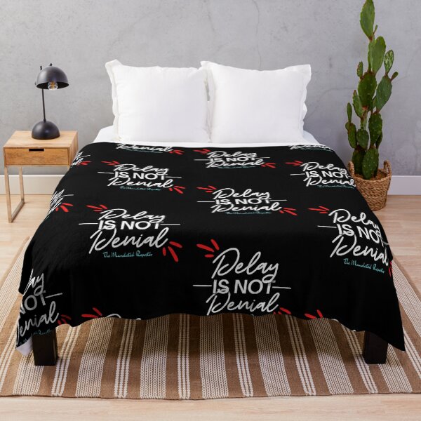 Item preview, Delay is Not Denial - Black designed and sold by TheReporter1.