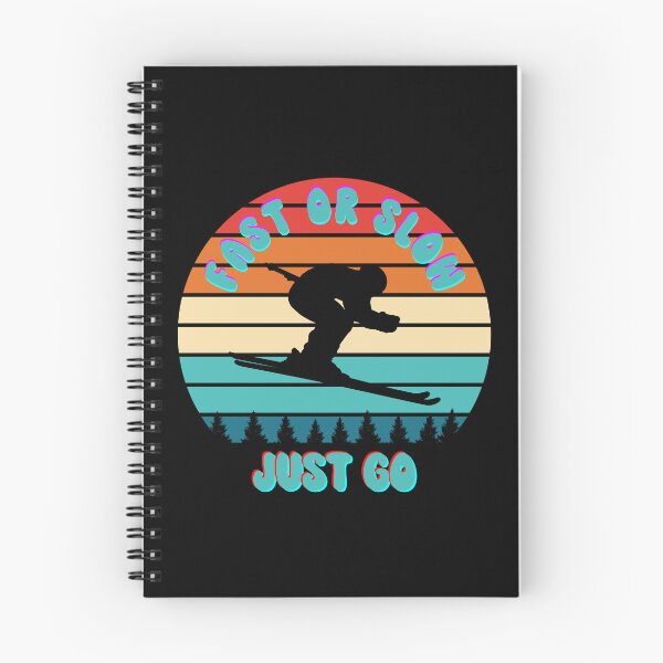 Item preview, Fast Or Slow Just Go - Sunset Design Ski jumper designed and sold by ImagesDesigns.