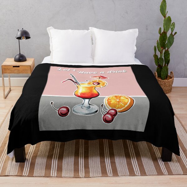 Item preview, Cocktail Sunrise Watercolor Summer Let's Have A Drink designed and sold by medinoboozew.