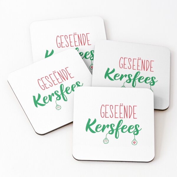 Item preview, Geseënde Kersfees. Merry Christmas - Afrikaans text. lettering. designed and sold by pidzam4e.
