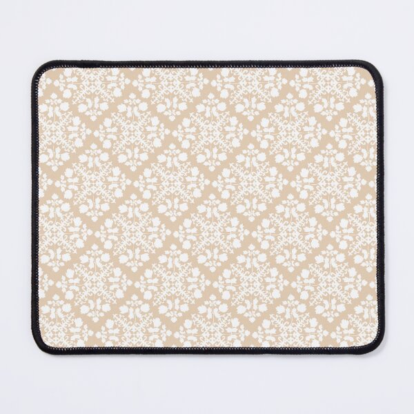 Item preview, White and beige lace pattern designed and sold by Oxanashekh.